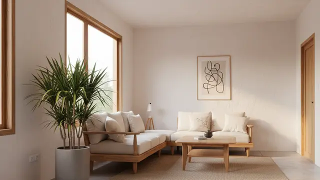 8 Model Rumah Kecil Tapi Luas dengan Tanaman Daun Panjang di Sudut Rumah, Asri dan Nyaman untuk Hunian Modern