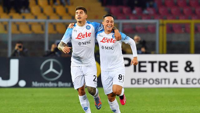 Hasil Liga Italia: Napoli Curi Tiga Poin dari Markas Lecce