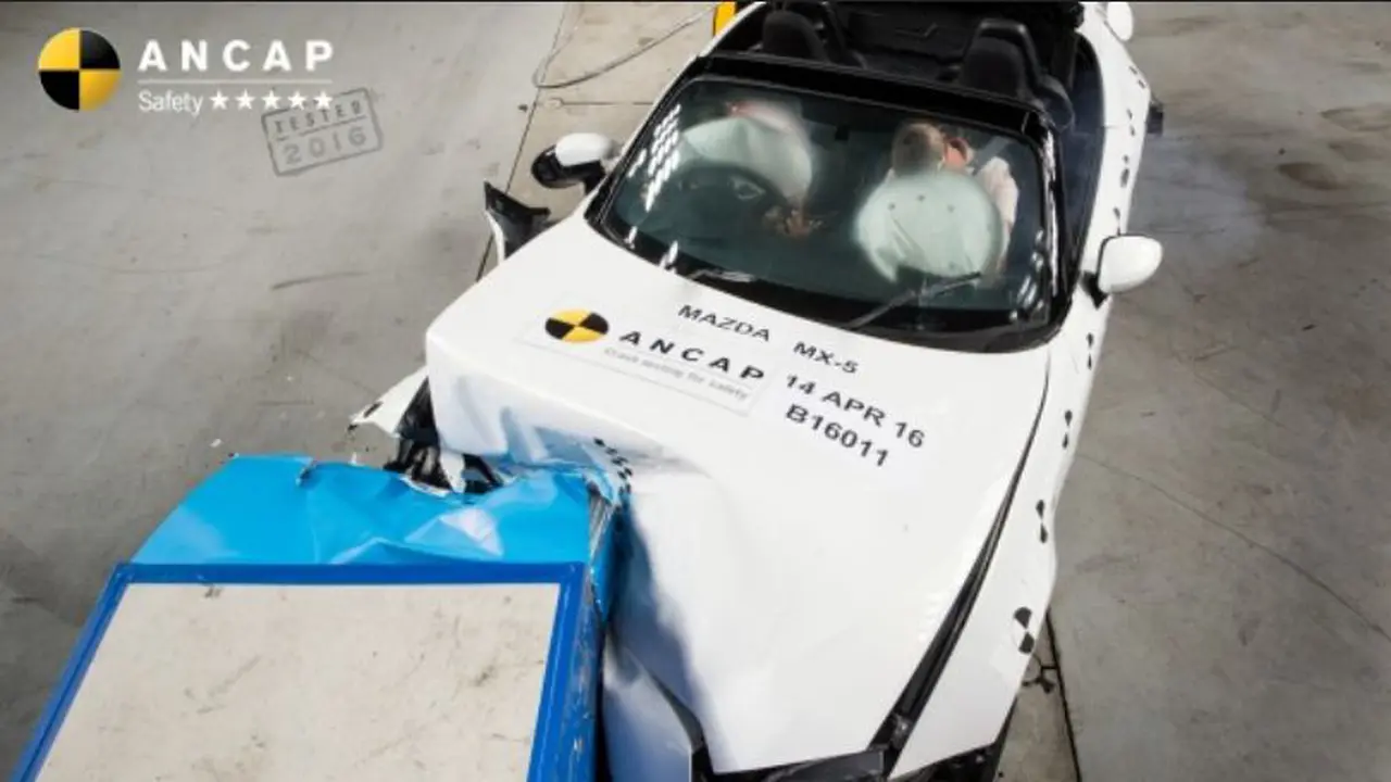 Uji Tabrak Mazda MX-5