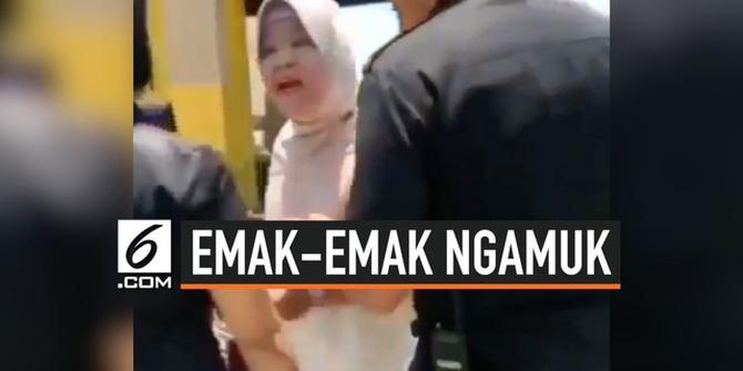 VIDEO: Ngaku Sebagai Istri Pemilik Toko, Ibu Ini Tidak Mau Bayar