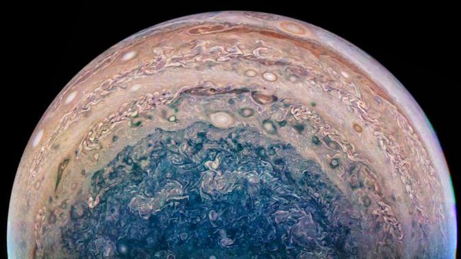 Penampakan baru Jupiter. (NASA/David Marriott