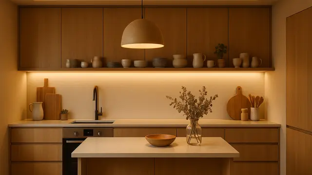 Inspirasi Dapur Tanpa Jendela