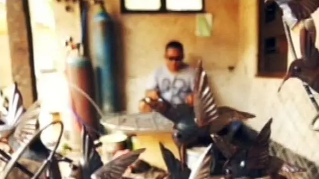 Indahnya Dekorasi Dinding Berbahan Logam khas Bali