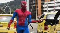 Spiderman di Jalan Bogota. Foto: Ditama/Blogger
