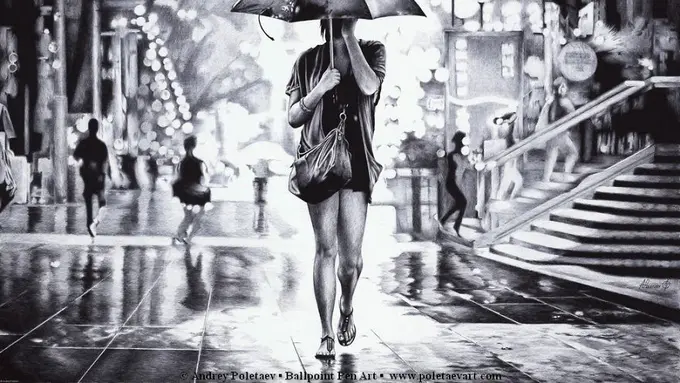 Terhipnotis oleh 12 Gambar Nyata yang Dibuat Pakai Bolpoin