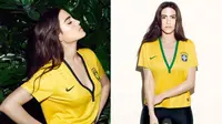 Nike merilis kostum Brasil khusus wanita (eveningstandard.co.uk)