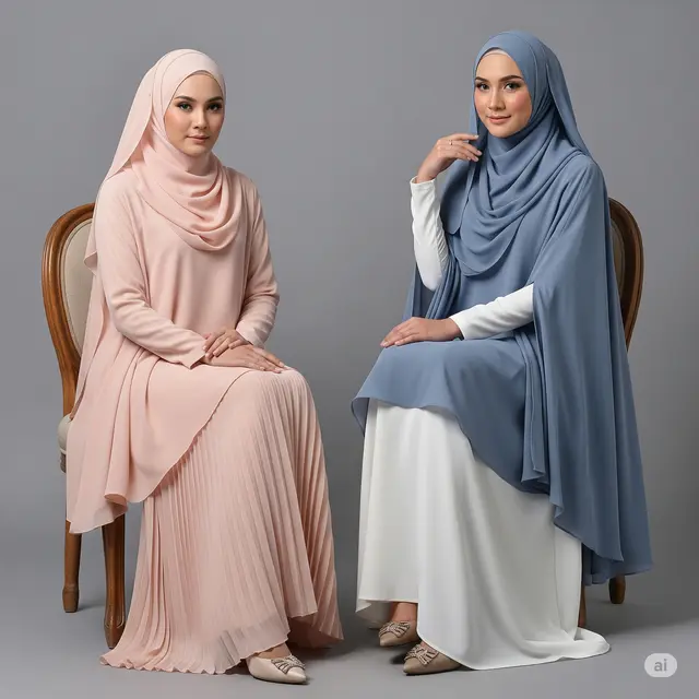 9 Model Gamis Syar’i Elegan untuk Acara Formal yang Wajib Dicoba: Tampil Anggun dan Sopan