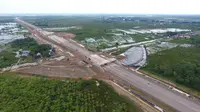 Proyek tol Trans Sumatera Palembang-Indralaya (Foto: Dok BPJT Kementeriann PUPR)