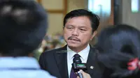 Anggota Komisi VII DPR RI Ramson Siagian saat Rapat Dengar Pendapat dengan Dirjen Minerba, kamis (24/5/2018).