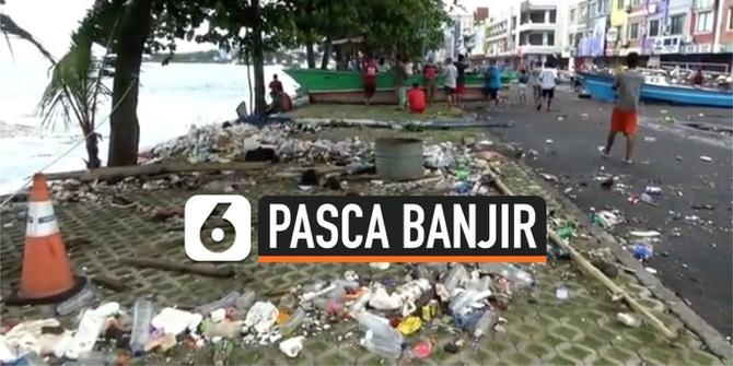 VIDEO: Pasca Banjir Rob Kawasan Megamas Manado Dipenuhi Puing