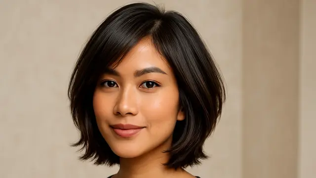 Model Rambut Bob Trap Pendek 2025/Ilustrasi gambar oleh AI