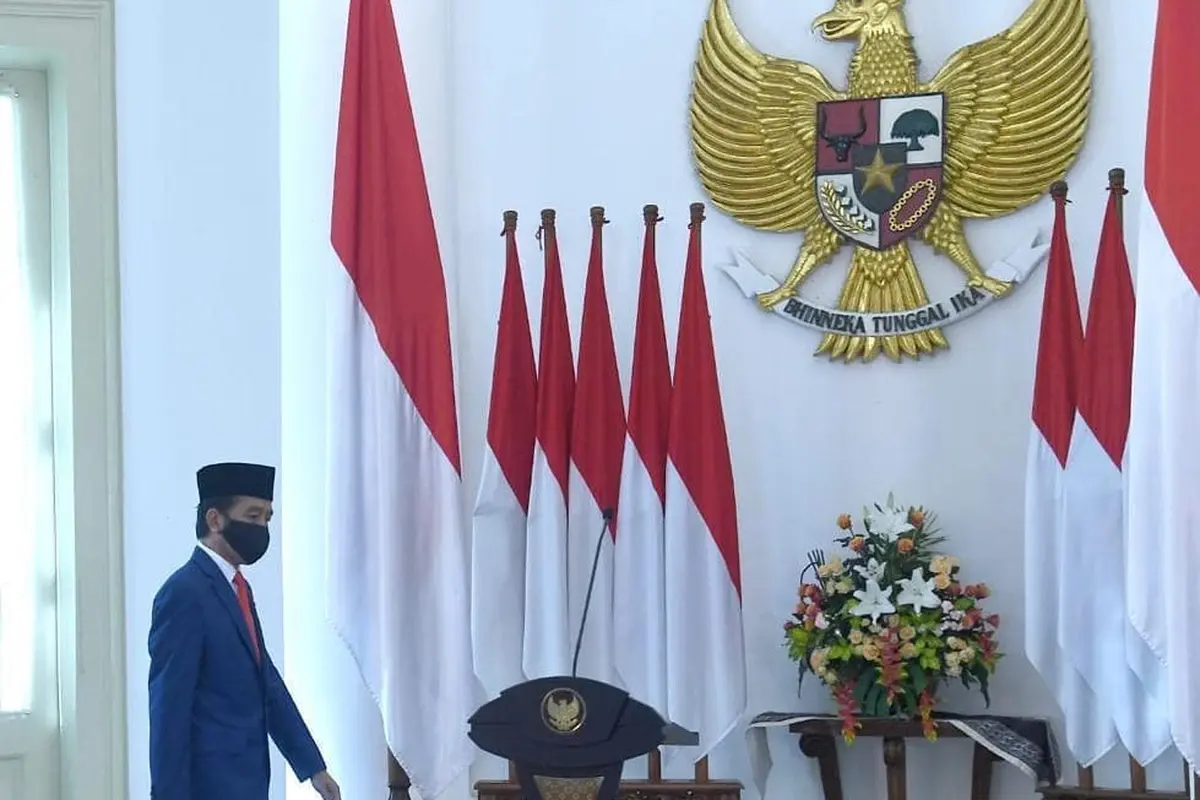 Jokowi Optimis Indonesia Menang COVID-19 di Upacara Virtual Hari Pancasila Virtual