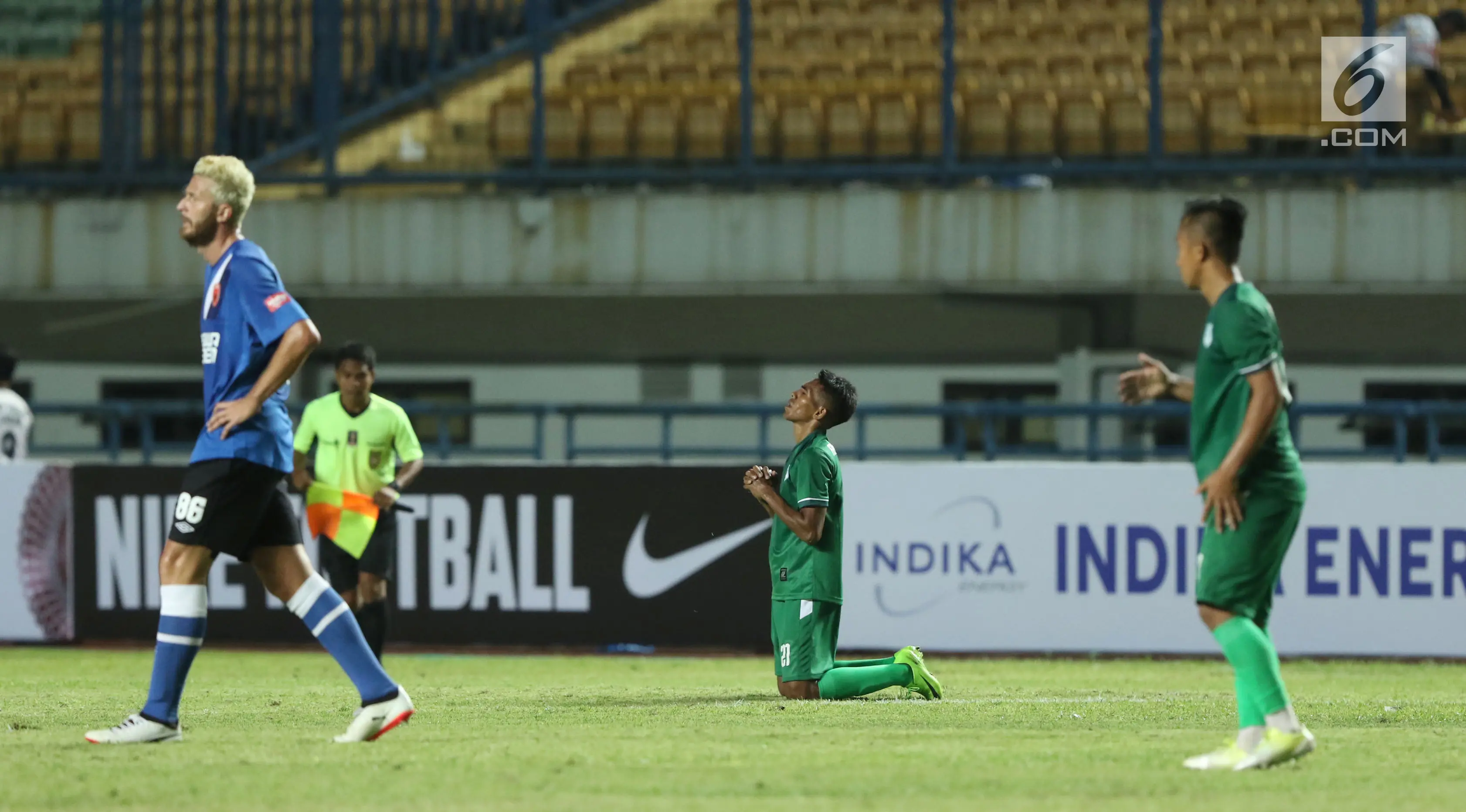 PSMS bisa tampil mengejutkan lawan Persib (Liputan6.com/Helmi Fithriansyah)