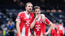 Bayern membuka keunggulan lewat Luis Diaz pada menit ke-41 dan menggandakannya melalui Harry Kane hanya 20 detik setelah babak kedua dimulai. (AP Photo/Jose Breton)