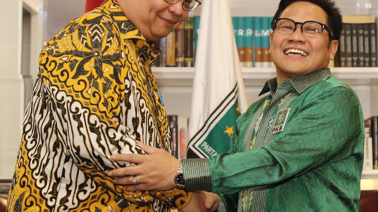 Kehangatan Airlangga dan Cak Imin Saat Bahas Koalisi Pendukung Jokowi