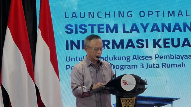 Deputi Komisioner Stabilitas Sistem Keuangan Otoritas Jasa Keuangan (OJK) Agus E. Siregar.