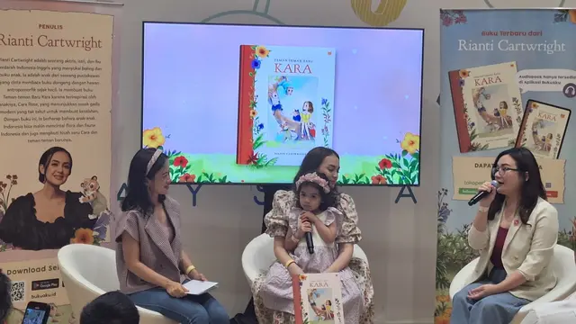 Temukan Dunia Ajaib Bersama Teman-Teman Baru Kara, Buku Anak Kolaborasi Rianti Cartwright dan BukuAku (Foto dok : Fimela/Virlia Sakina Ramada)