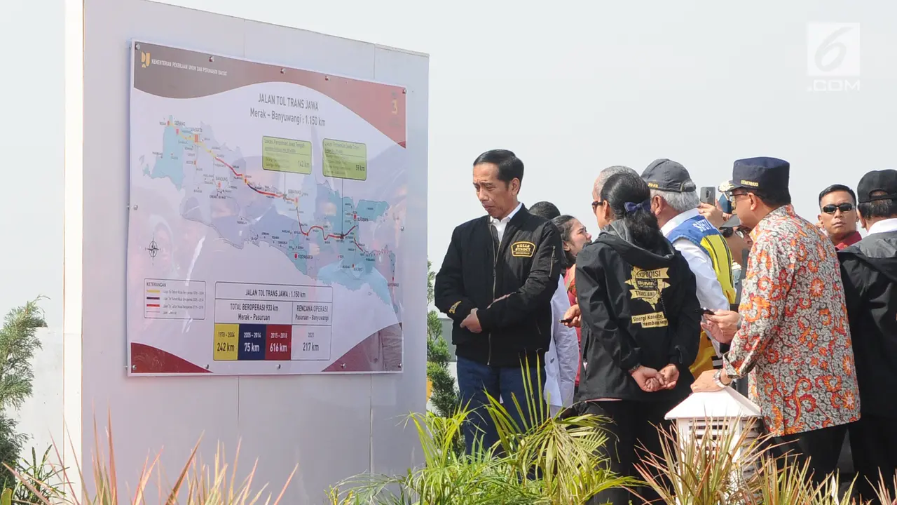 Presiden Jokowi Resmikan 4 Ruas Tol Trans Jawa