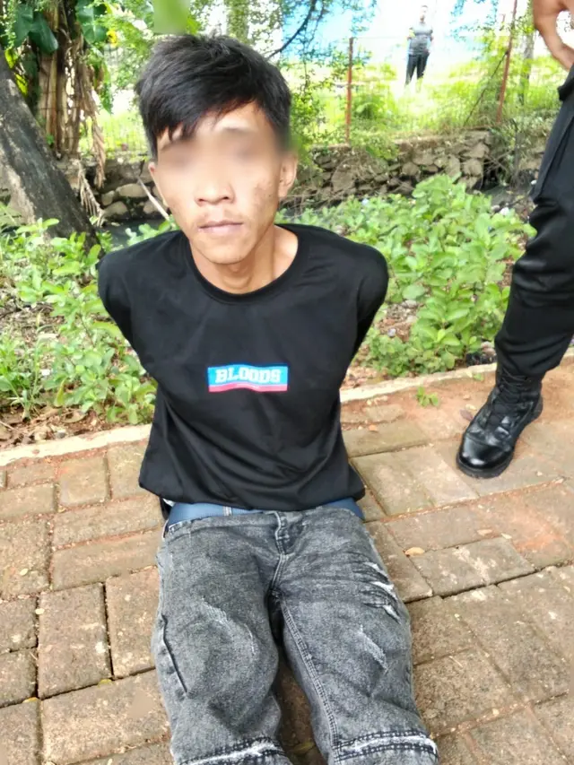 Pelaku maling motor bawa senjata api di Cengkareng, Jakarta Barat.