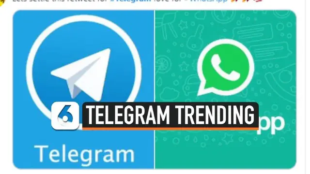 Telegram jadi trending topic Twitter. Aplikasi pesan instan ini dilirik pengguna internet setelah Whatsapp memberlakukan kewajiban pada pengguna untuk menyerahkan data pribadi ke Facebook.