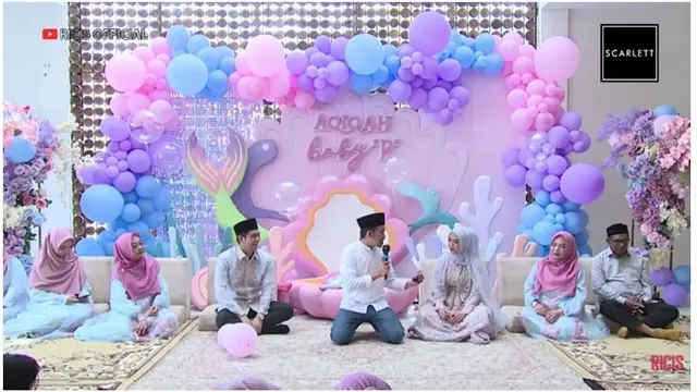 11 Momen Aqiqah Anak Ria Ricis dan Teuku Ryan, Umumkan Nama Sang Putri