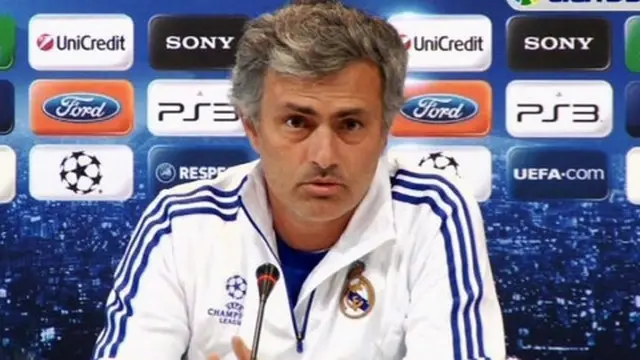 Jose Mourinho di Real madrid (c) AFP