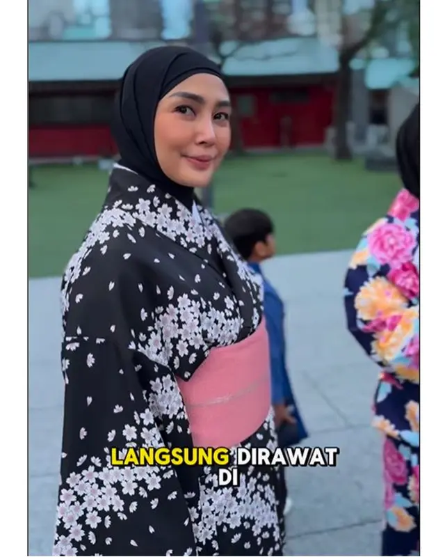 6 Potret Fenita Arie berjuang sembuh dari pneumonia usai liburan di Jepang, dua kali dirawat di RS