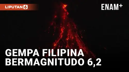 VIDEO: Filipina Diguncang Gempa 6,2 Magnitudo di Dekat Hukay
