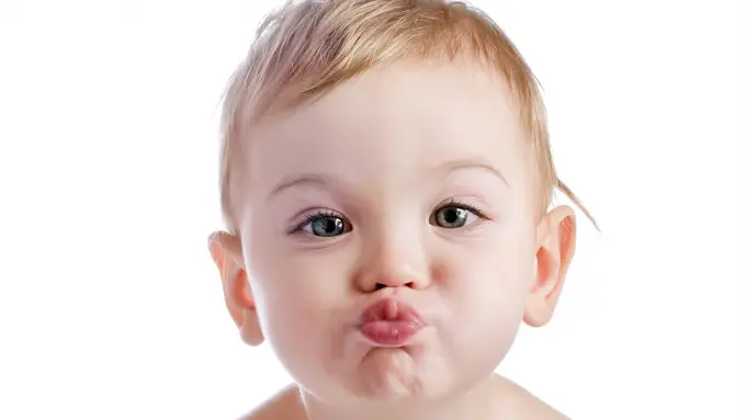 Ilustrasi bayi riang. (Sumber Foto: kahlek.ir)