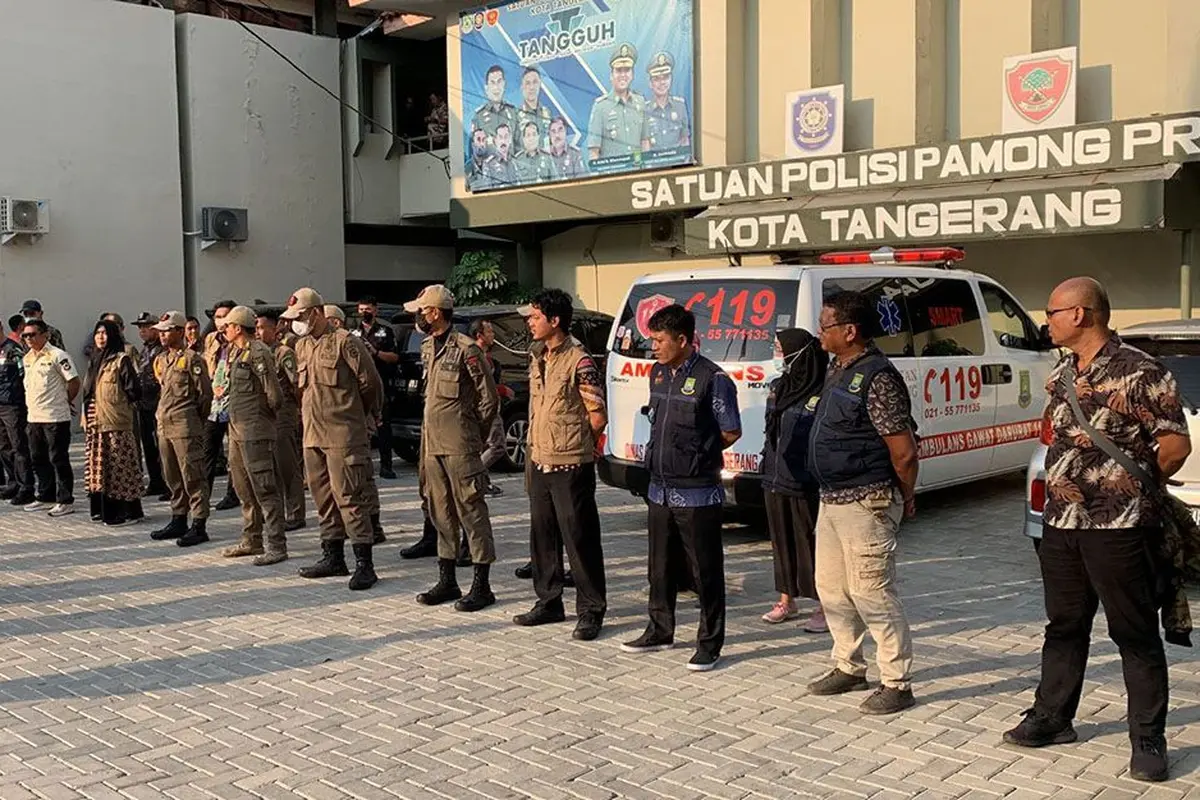 Satpol PP Kota Tangerang.