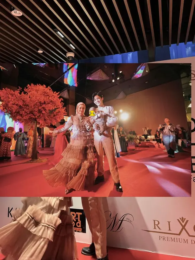 7 Potret Dinda Hauw Jadi Model Catwalk di Dubai Modest Fashion Week, Tampil Elegan