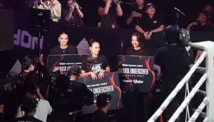 Haico, Caitlin dan Carissa Ramaikan BYON Combat Showbiz 8