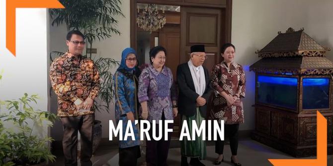 VIDEO: Ma'ruf Amin Temui Megawati, Ada Apa?