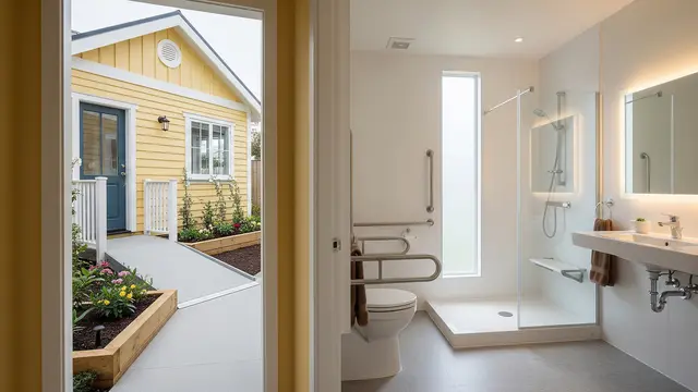 Kamar Mandi di Rumah Ramah Lansia