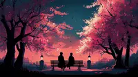 Ilustrasi romantis, malam hari, pacaran, kencan. (Image by vecstock</a> on Freepik)
