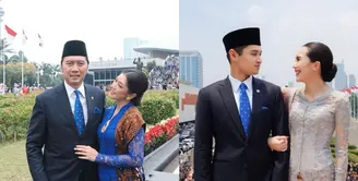 Aliya Rajasa dan Beby Tsabina tampil elegan saat dampingi suami yang dilantik jadi anggota DPR [@bebytsabina @ebynews.id]