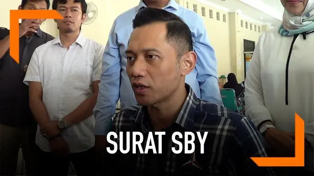 AHY angkat bicara soal surat protes SBY terkait kampanye akbar Prabowo Subianto dan Sandiaga Uno di Stadion GBK, Jakarta.