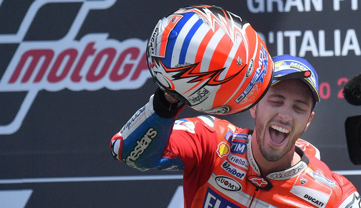 4. Andrea Dovizioso (Ducati) - 1,3 juta Follower. (EPA/Luca Zennaro)