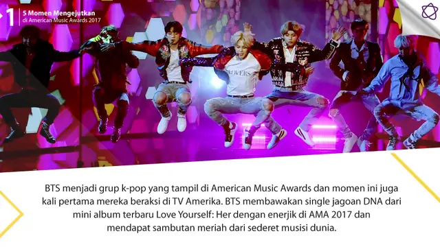 [Bintang] 5 Momen Mengejutkan di American Music Awards 2017