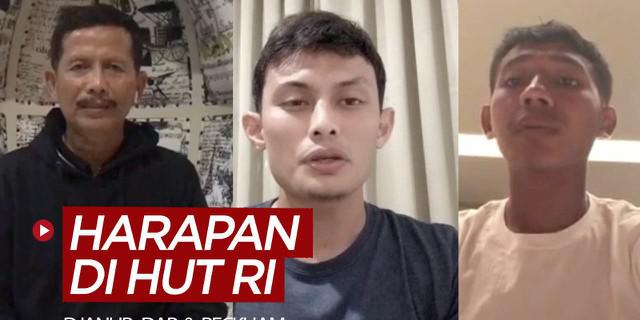 VIDEO: Harapan Djadjang Nurdjaman, Dias Angga Putra, dan Beckham Putra di HUT Ke-75 RI