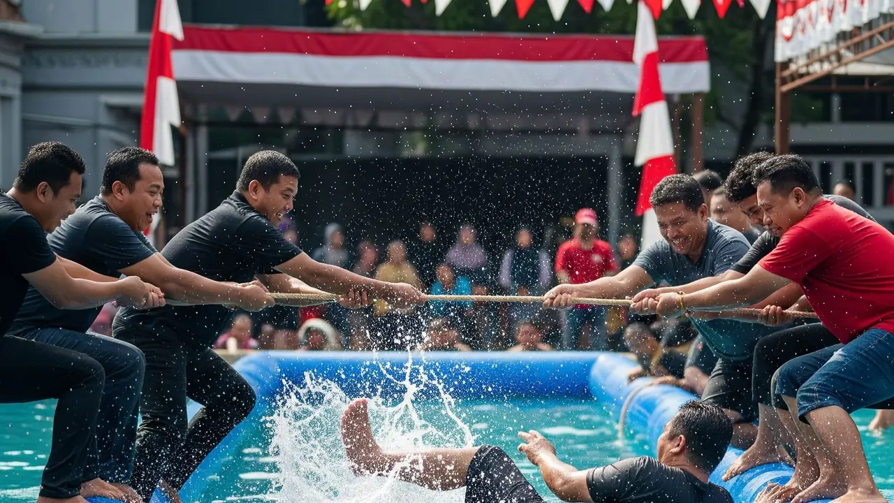 Ide Lomba 17 Agustus untuk Bapak-Bapak yang Seru dan Lucu