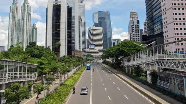 Lalu lintas Jakarta saat menghadapi Corona Covid-19