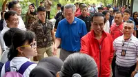 Jokowi lari pagi bersama PM Singapura