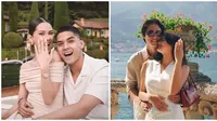 6 Beda Gaya Alyssa Daguise dan Amanda Rawles ketika Dilamar, Lake Como Jadi Saksi