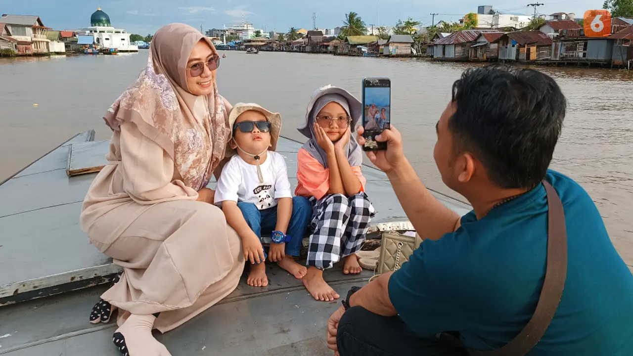 Susur Sungai Martapura kota Banjarmasin Kalimantan Selatan Kalsel
