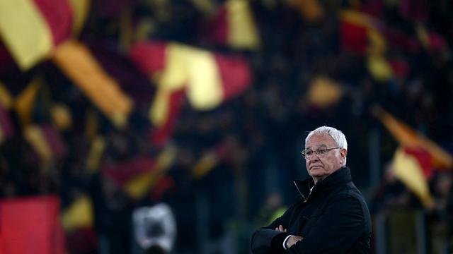 Pelatih AS Roma Claudio Ranieri