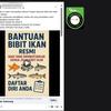 Cek Fakta: Tidak Benar Link Pendaftaran Bantuan Bibit Ikan Via Telegram