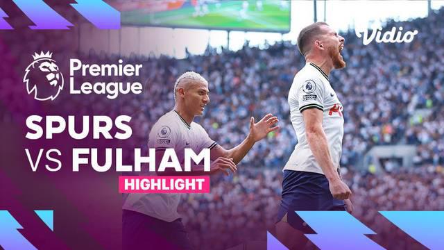 Berita video highlight laga pekan keenam Liga Inggris (Premier League) 2022/2023 antara Tottenham Hotspur melawan Fulham yang berakhir dengan skor 2-1, Sabtu (3/9/2022) malam hari WIB.
