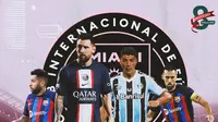 Inter Miami - Lionel Messi, Luis Suarez, Sergio Busquets, Jordi Alba (Bola.com/Adreanus Titus)