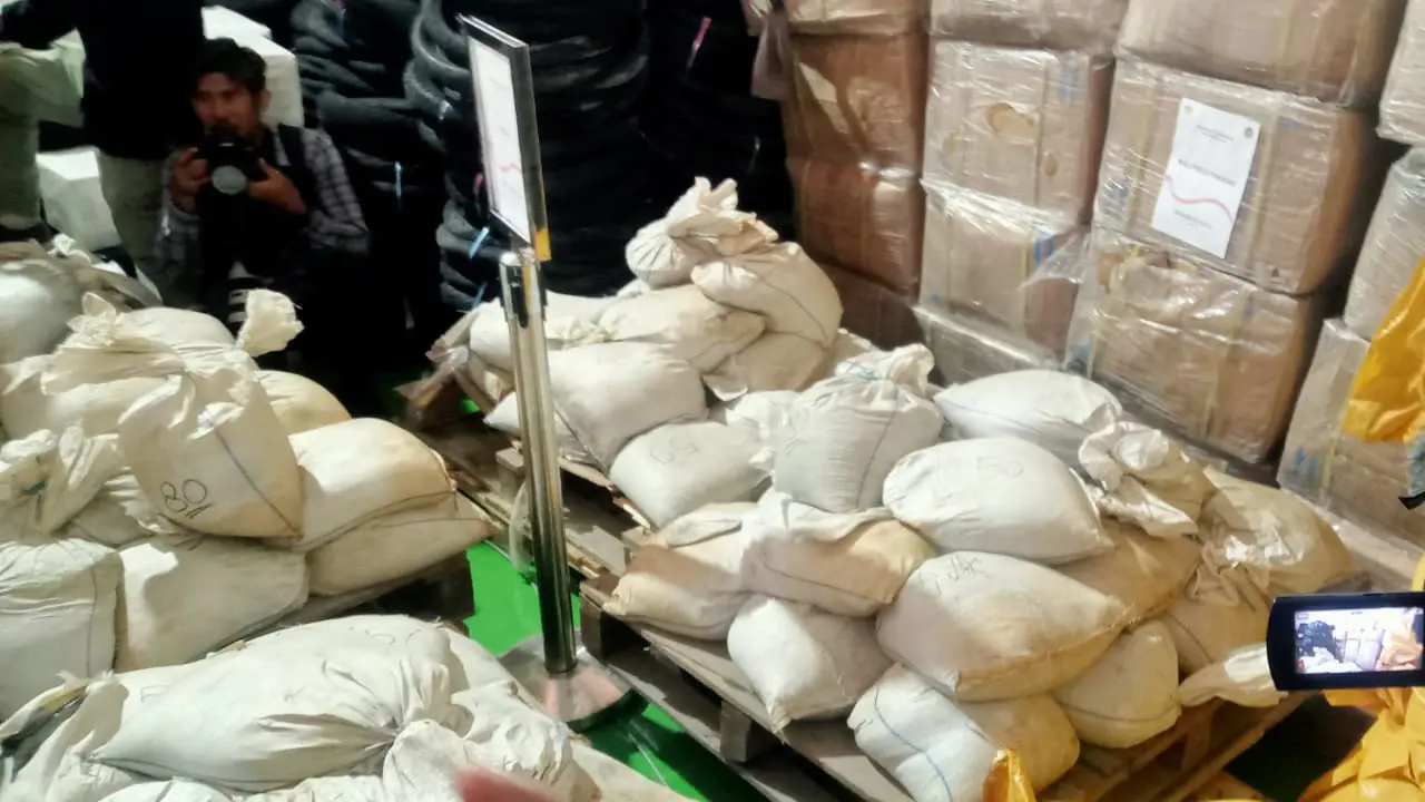 Barang bukti selundupan di Batam. (Foto: Liputan6.com/Ajang Nurdin)